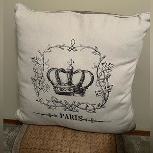 20 inch X 20 inch Paris Pillow